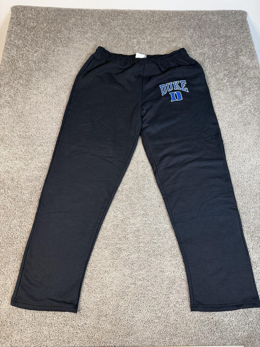 Duke University Pants Mens 3XL Black Gildan Basketball NCAA Team Apparel
